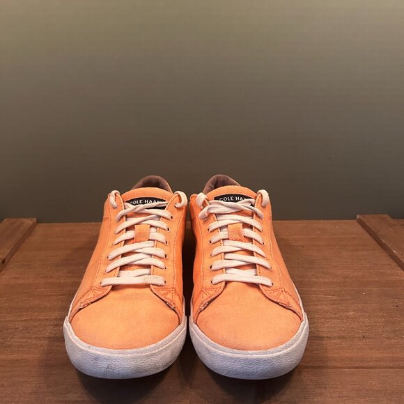 Cole Haan Womens Salmon Canvas Casual Shoes Sneakers Size 8B - Picture 2 of 9